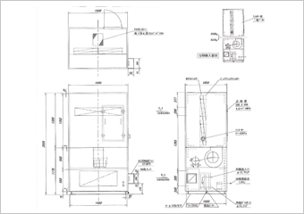 クリーンルーム用空調機（当社製）